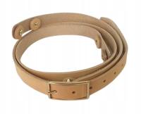 Skórzany pasek do toreb 140cm regulowany camel