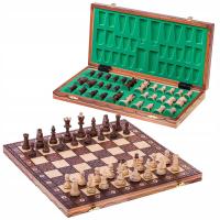 SQUARE-шахматы деревянные JUNIOR Lux-41 x 41 см