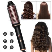 PODGRZEWANA SZCZOTKA Z JONAMI UJEMNYMI DO WŁOSÓW 3W1 REGULOWANA TEMPERATURA