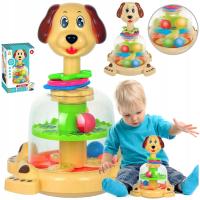 BĄK KARUZELA Z PIŁECZKAMI PIESEK SENSORYCZNA DLA NIEMOWLĄT