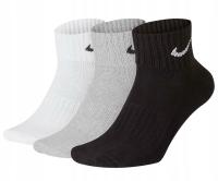 Skarpety Nike Everyday Dri-Fit wielokolorowy 3 kolory do kostki