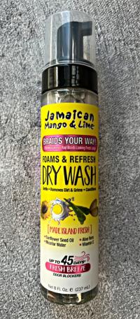 JAMAICAN MANGO & LIME DRY WASH szampon warkoczyki warkocze dredy dredloki