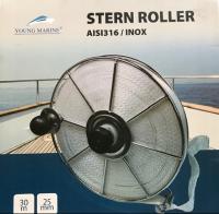 BĘBEN KOTWICZNY KOŁOWRÓT DO KOTWICY z TAŚMĄ 30m ZWIJAK NIERDZEWNY naReling