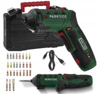 PARKSIDE PSSA 4 B2 отвертка 4V поворотный наконечник 10nm 26 бит Набор 30в1