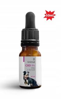 CBD 9% OLEJEK KONOPNY DLA DUŻYCH PSÓW PSA 50ml