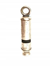 л. 30 / 40-е ХХ в / полицейский свисток - белая ВЫСОКОНИКЕЛЕВАЯ латунь / 8895