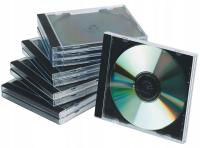 Pudełka na płyty CD/DVD przeźroczyste - 10 szt.