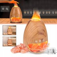 DYFUZOR OLEJKÓW ETERYCZNYCH, DYFUZOR ZAPACHOWY I LAMPA SOLNA Z GÓR SŁONYCH