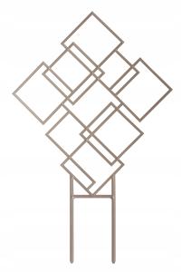 Podpórka podpora kwiatów roślin szaro-beżowa 46cm Polski produkt drabinka