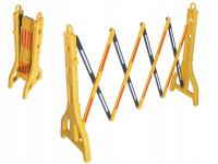 BARIERA NOŻYCOWA harmonijka SKŁADANA 250cm ODBLASK