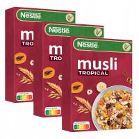 Nestle Musli Tropical Płatki owoce orzechy 3x350g
