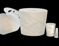 Korek silikonowy dół 5,00 góra 9,00 wys 20,mm