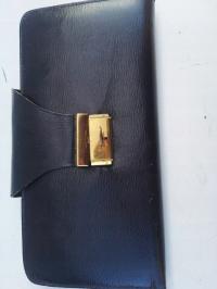 старая сумочка чехол ювелирные изделия? кожаный ключ WENZ SCHMUCK gold stein