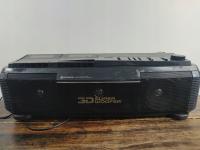Hitachi 3D Super Woofer Radio Magnetofon kasetowy TRK-3D 30E Ghetoblaster