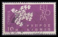 CYPR - znaczek kasowany z 1962 roku. Z 7747