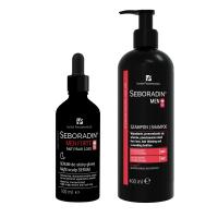 Zestaw na wypadanie włosów Seboradin MEN FORTE szampon 400ml + serum 100ml