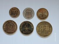 Эстония набор монет-различных номиналов.Винтаж - 6 шт.