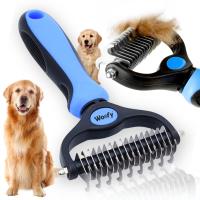 PROFESJONANY TRYMER ZGRZEBŁO GRZEBIEŃ DO KOŁTUNÓW USUWA MARTWY WŁOS DLA PSA