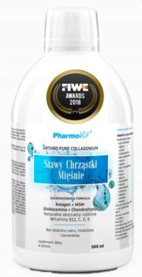 PHARMOVIT STAWY, CHRZĄSTKI, MIĘŚNIE Kolagen 500ML