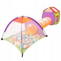 Палатка домик игровая площадка 3в1 для детей 200 шаров