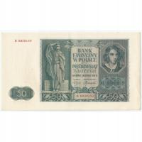 Banknot 50 złotych 1941 stan 2+, D 8828149