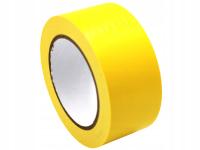 Taśma OZNACZENIOWA ŻÓŁTA samoprzylepna 75mm x 33m folia PVC