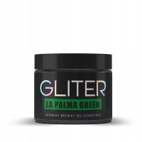 Jadalny brokat do napojów Gliter La Palma Green ZIELONY
