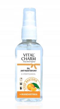 VITAL CHARM ŻEL ANTYBAKTERYJNY MANDARYNKA 50ML OCHRONA I ŚWIEŻOŚĆ DŁONI