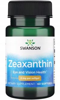 SWANSON ZEAKSANTYNA naturalna zeaxanthin 4mg 60k