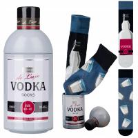 SOXO skarpety męskie wódka w butelce śmieszny prezent na urodziny 40-45