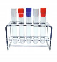 młody chemik zestaw stojak + probówki