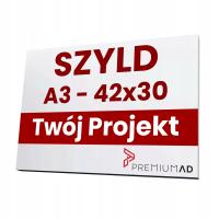 Szyld z dibondu Tablica reklamowa Slim A3 42x30cm