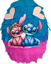 Большая пиньята на день рождения Stich Angel XXL 85 см