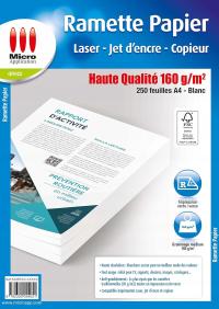 Papier Premium do drukarki A4 Micro Application 160 g 250 arkuszy biały