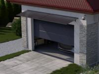 Daszek nad drzwi Kamis 300 PMMA PRZEJRZYSTA/SATYNA- ANTRACYT/BRĄZ/BIAŁY