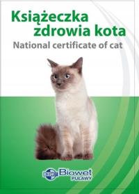 Książeczka zdrowia kota Biowet Puławy Ragdoll