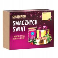 Zestaw świąteczny dla psa karma mokra premium Champer gryzaki przysmak 640g
