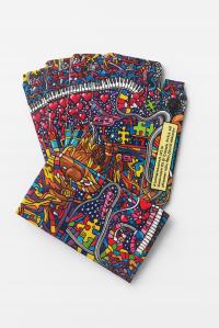 Etui, Papierośnica papierowa multicolor 5szt