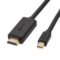 AmazonBasics AZDPHD15 adapter kablowy 4,5 m Mini DisplayPort HDMI Czarny