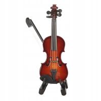 8 см деревянная миниатюрная мини-скрипка