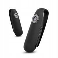 Kamera sportowa czarna Full HD 2 Mpx z mikrofonem i stabilizatorem obrazu