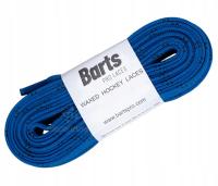 Хоккейные шнурки Barts Pro Laces вощеные 250 см - темно-синий