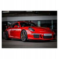 Plakaty 200x135 Czerwone Porsche