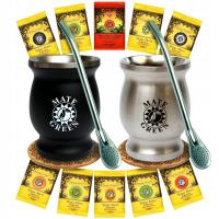 Набор для двоих Yerba Mate MIX 10X50 г 500 г Тыква Termomate Bombilla