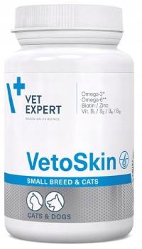 VetExpert VetoSkin Small Breed and Cats 60 kapsułek Twist Off