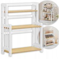 БОЛЬШАЯ 3-УРОВНЕВАЯ КНИЖНАЯ ПОЛКА, КУХОННЫЙ ОРГАНАЙЗЕР ДЛЯ СПЕЦИЙ, СТОЛ ДЛЯ СТОЛЕШНИЦЫ