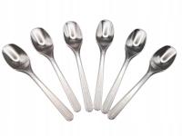 Łyżeczki bezbarwne plastikowe wielorazowe 50 szt.