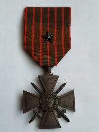 Krzyż Wojenny 1914 - 1915 z gwiazdką - Francja