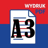 Wydruk KOLOR A3 80g 100 stron z PDF