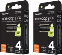 2× Akumulatorek Panasonic Eneloop PRO R6 AA 2500mAh